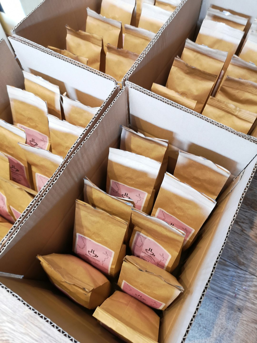 Bags of coffee ready to be sent to the Late Late Show, the worlds longest running TV talk show.